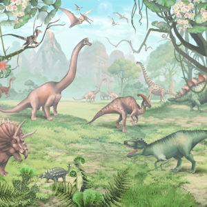 Dino Kids Room Wallpaper