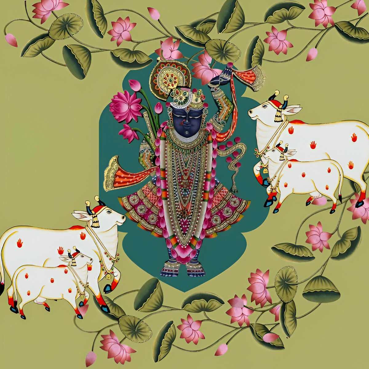 beautiful-cow-pichwai-indian-wall-decoration