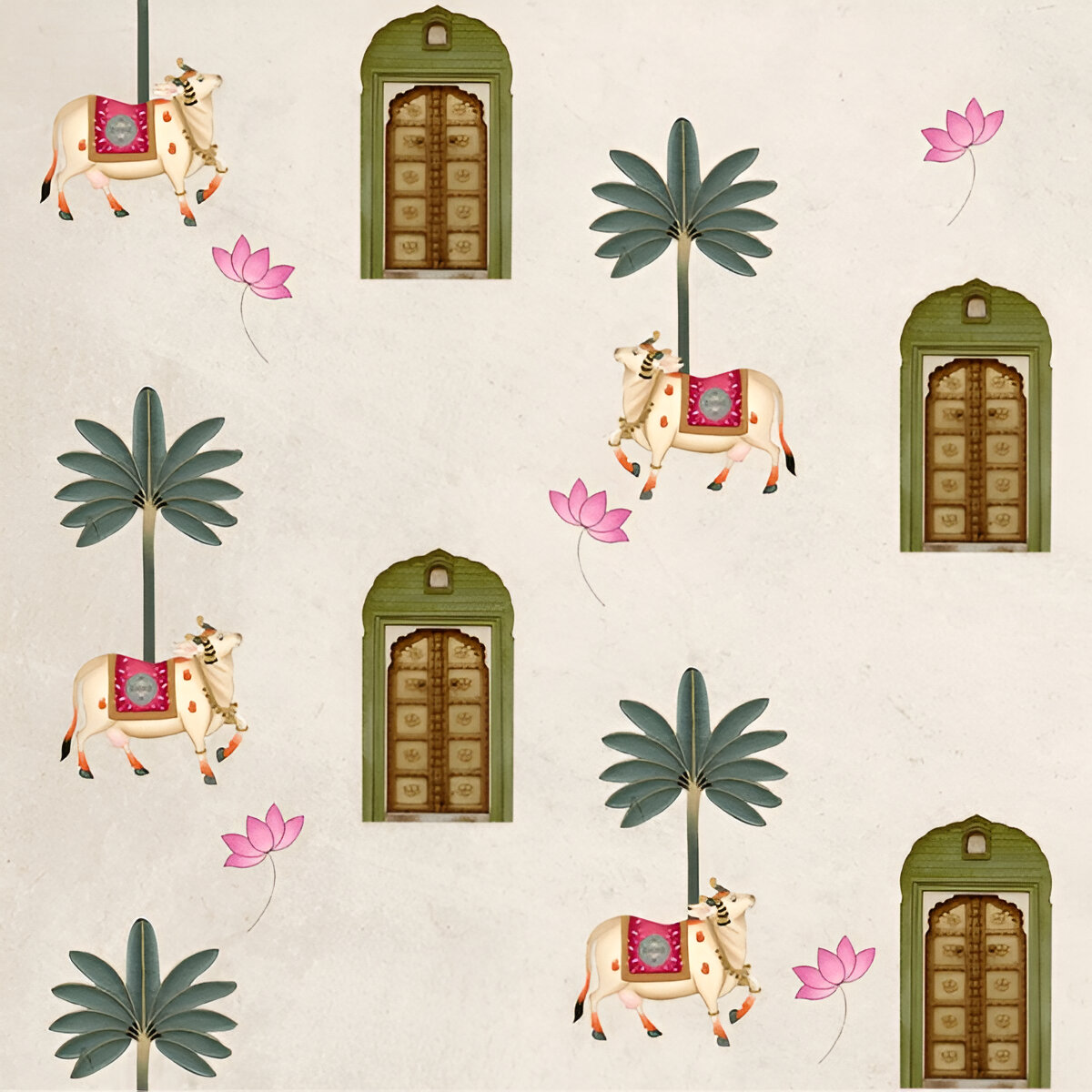 beautiful-indian-cow-pichwai-art-illustration-