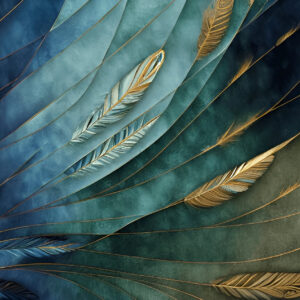 colourful-feathers-background-digital-painting-texture-
