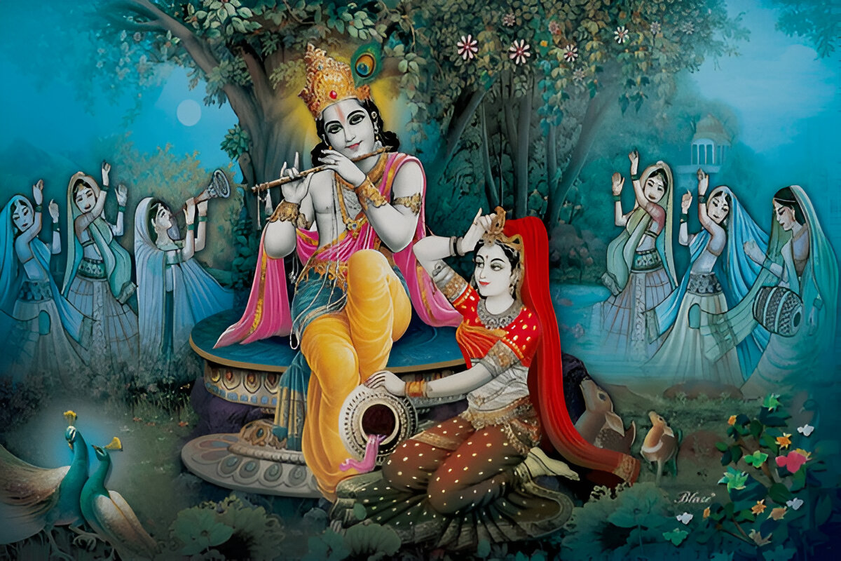 illustrationhindu-lord-radha-kishana-texture-wallpaper-