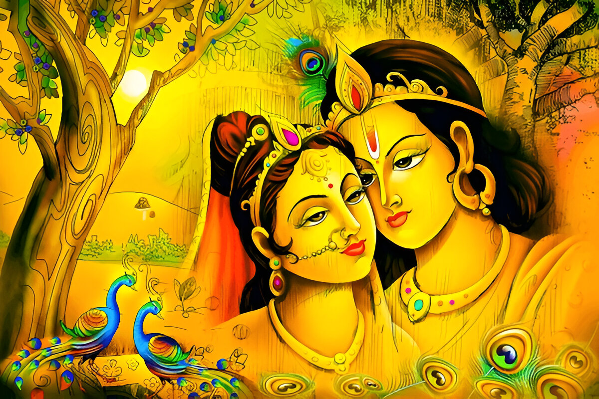 illustrationradha-krishna-painting-art-poster-god