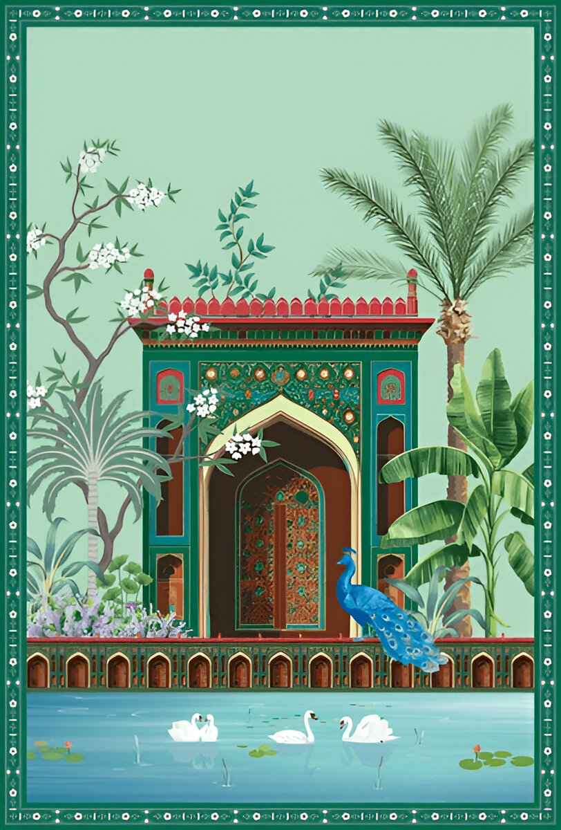 indian-traditional-mughal-pichwai-art-wallpaper-