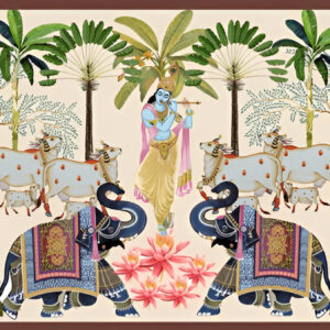 Krishna-cow-elephant-tropical
