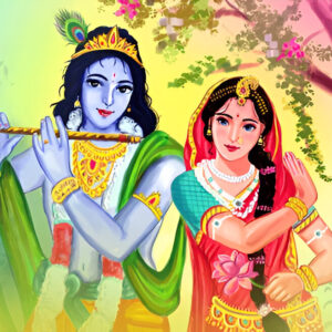 Krishna-radha-painting-colorful-background