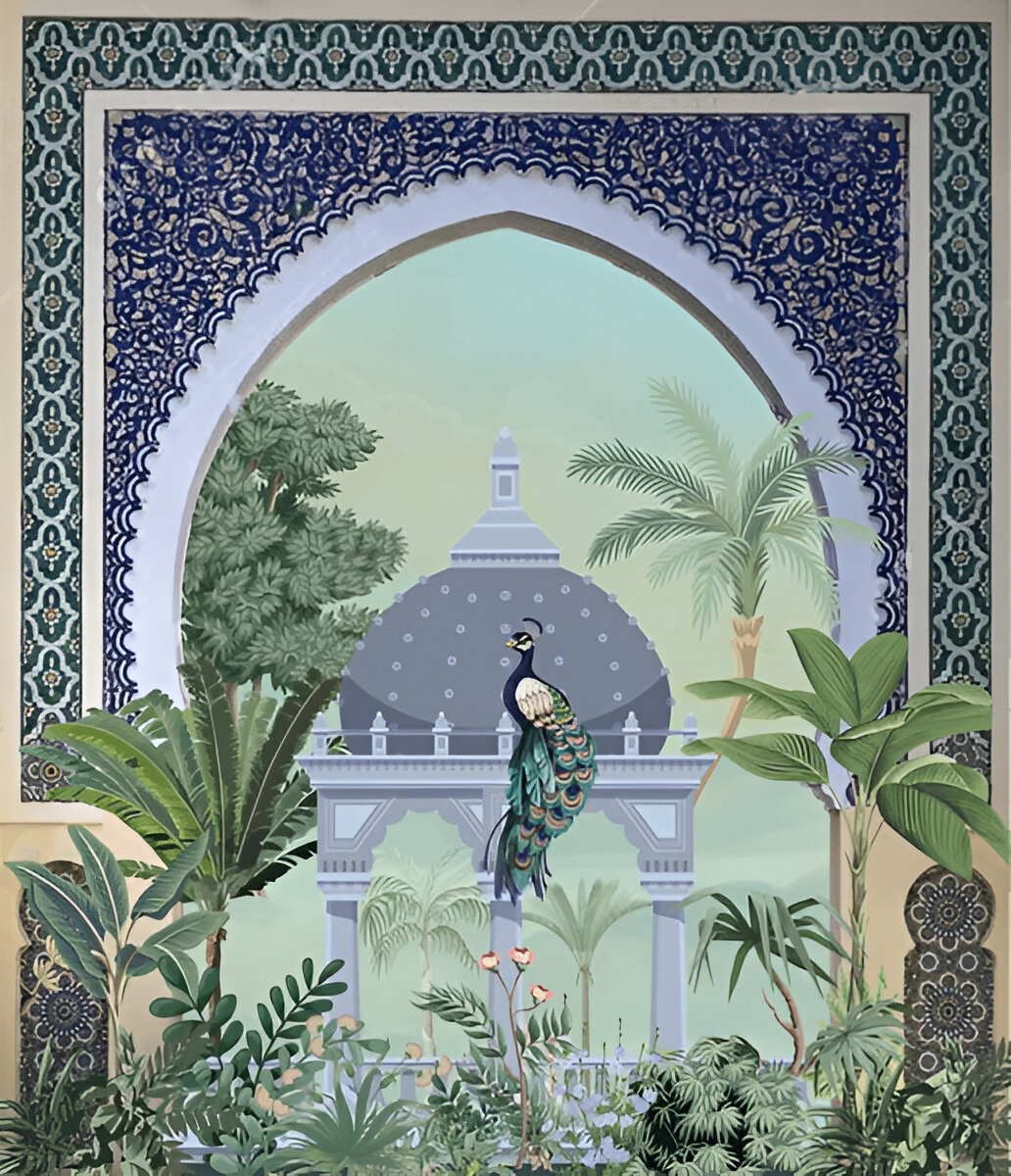 moroccan-garden-arch-peacock-palace-tree-
