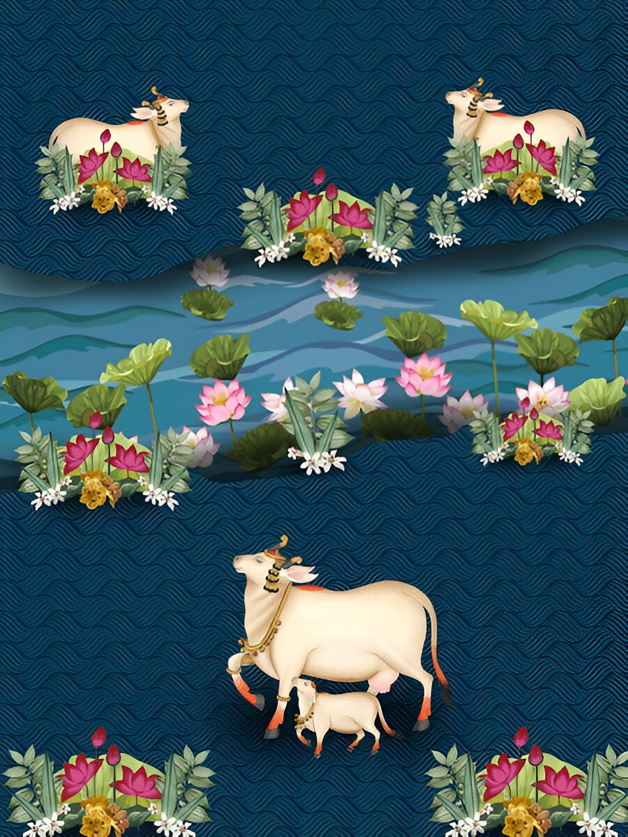 pichwai-cow-wallpaper-blue-background-