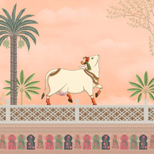 Pichwai-cow-walpaper-decor-wallpaper-print-