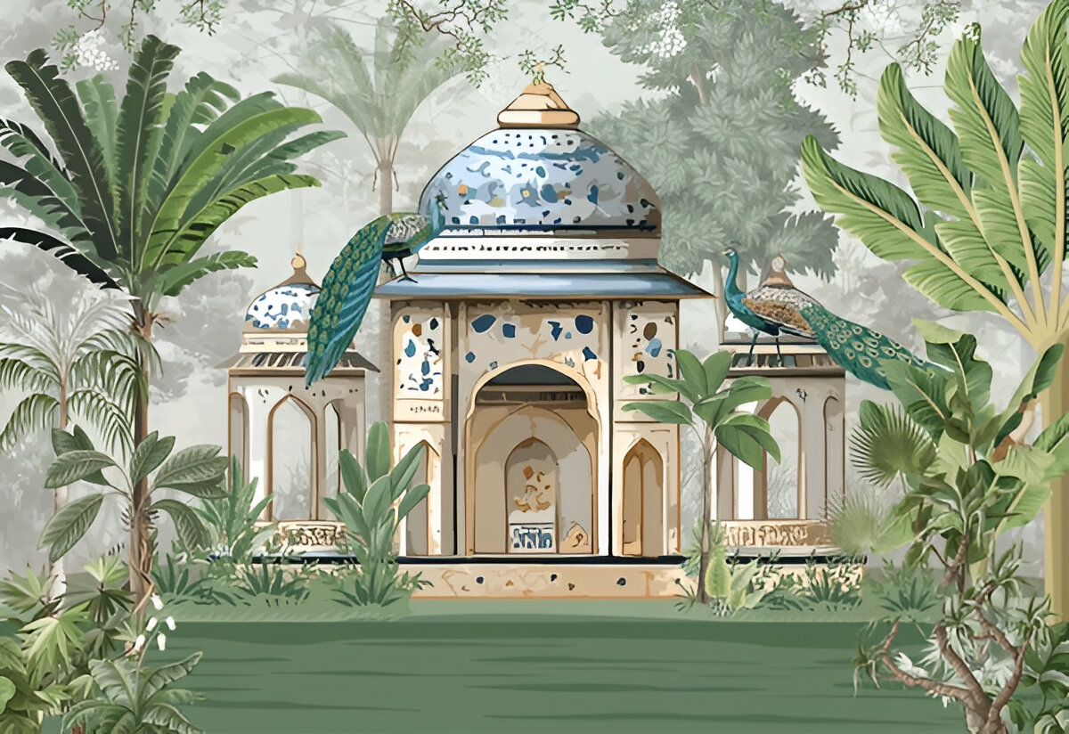 traditional-mughal-garden-illustration-mughla-palace-