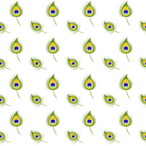 Peacock-feathers-seamless-pattern-isolated-on