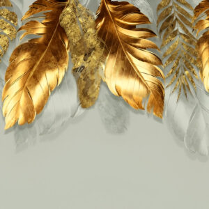 3d-classic-wallpaper-golden-branches-tree-