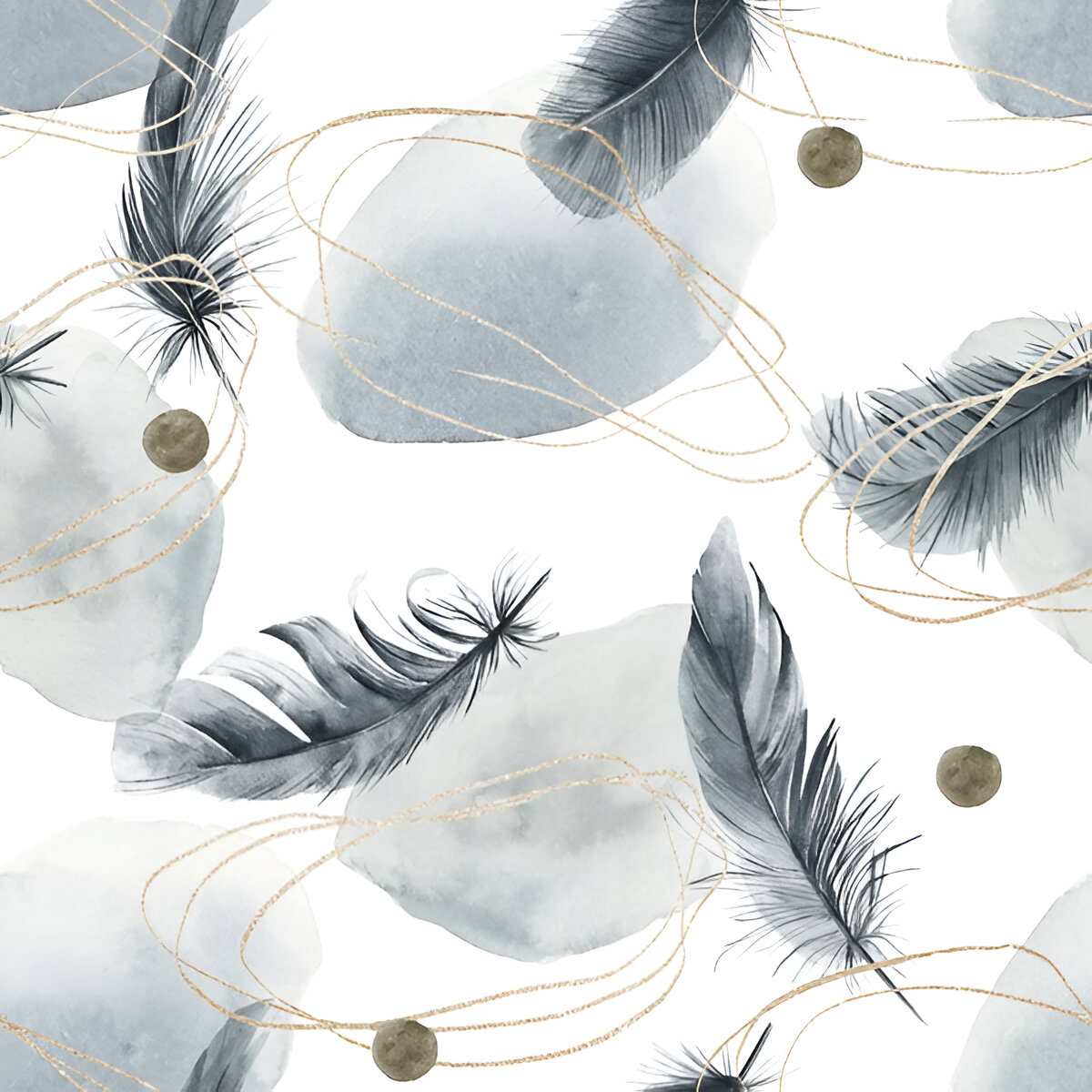 abstract-nordic-print-geometric-shapes-feathers-