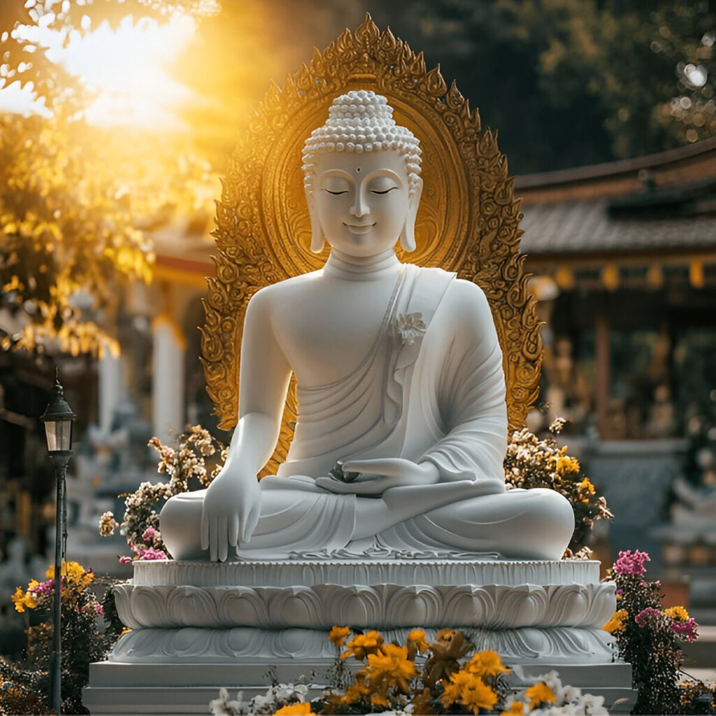 Image-photo buddha-head-big-forest