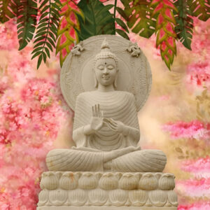 photobuddha-giving-blessing-wallpaper-floral-background-